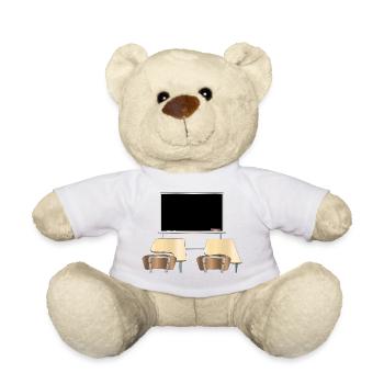 Klassenraum Schule Stuhl Tisch Stühle - Teddy - Weiß - Vorne