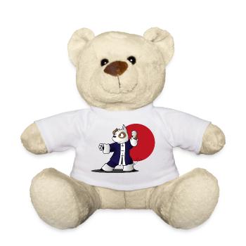 Kung Fu - Nounours - blanc - Devant
