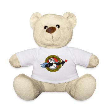 Cupid's Panda - Teddy Bear - white - Front