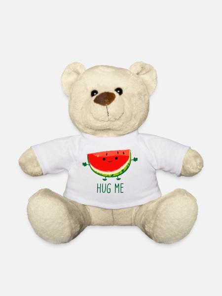 Lustige Melone - Teddy - Weiß