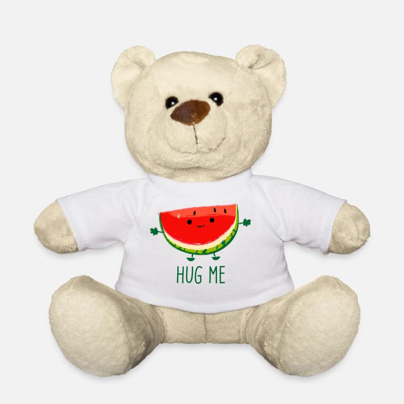 Lustige Melone - Teddy - Weiß