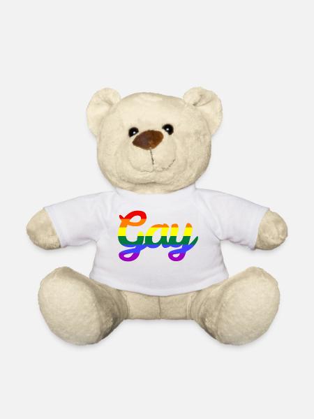 gay - Teddy Bear - white