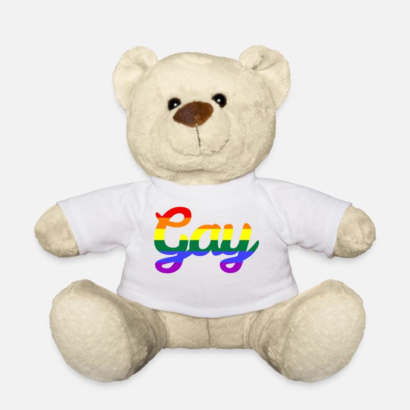 gay - Teddy Bear - white