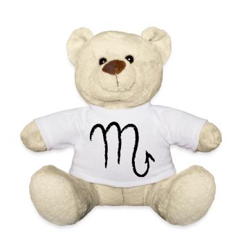 Zodiac Scorpio - Scorpio - Teddy Bear - white - Front