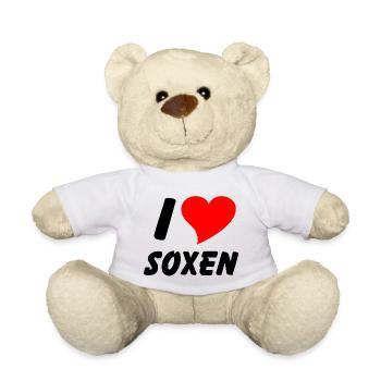 I love Soxen - Transylvania - Transylvania - Teddy Bear - white - Front