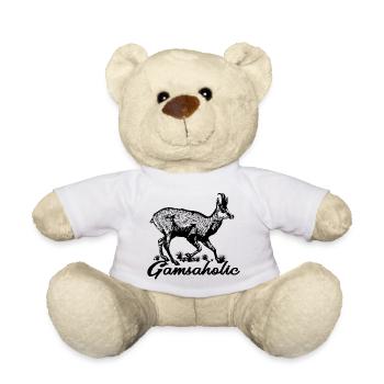 Gamsaholic chamois Chamois chamois forester hunting - Teddy Bear - white - Front