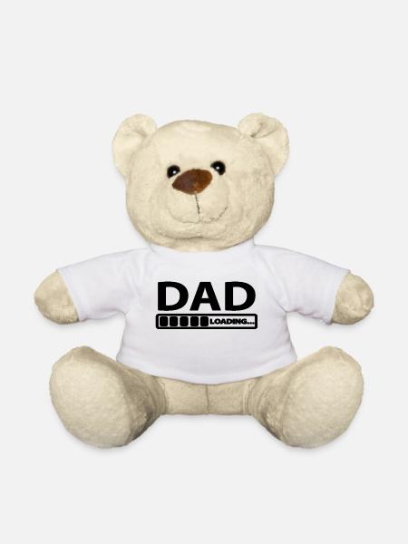Abstract Geometric Pattern for Modern Apparel - Teddy Bear - white