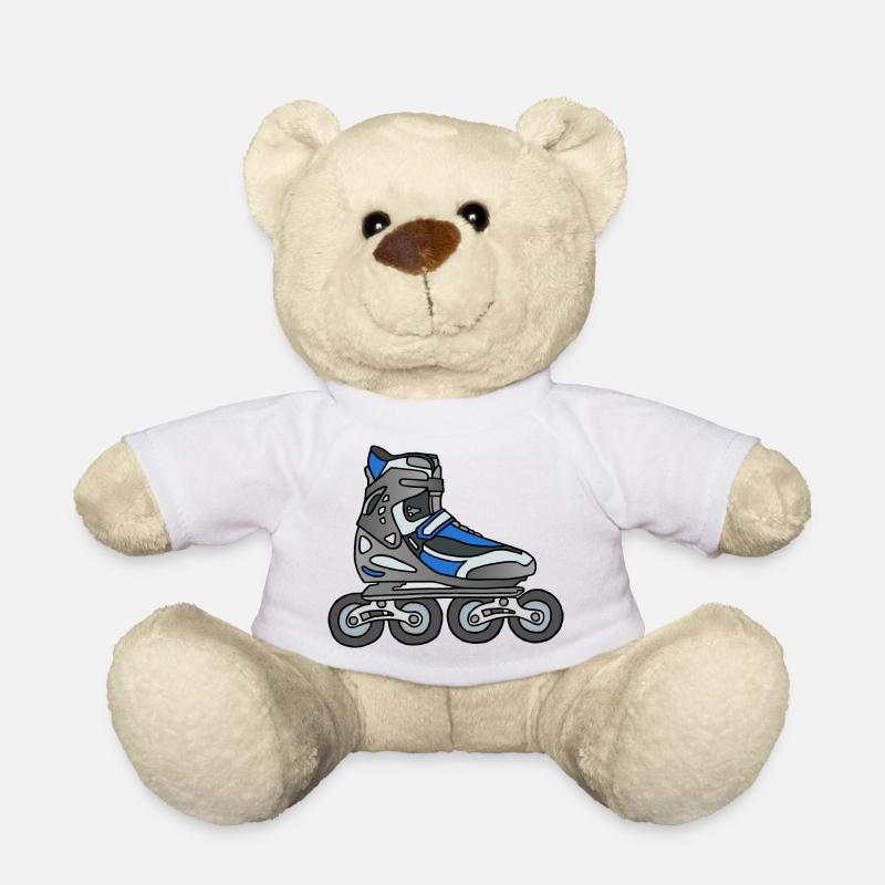 Inline skates - Teddy Bear - white