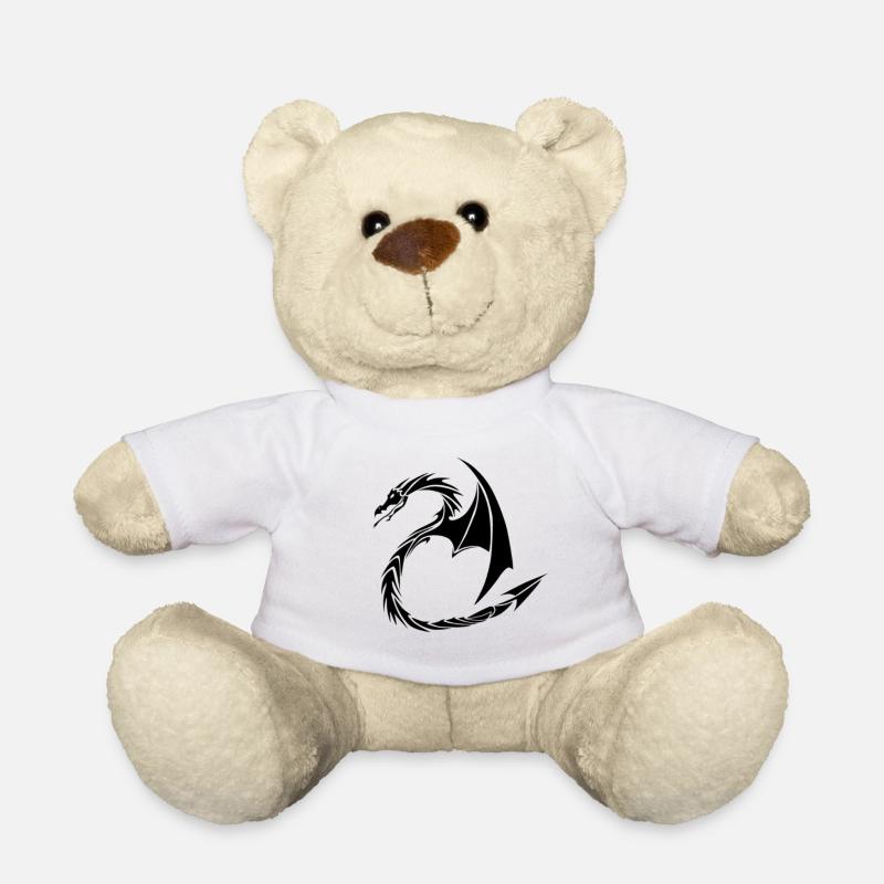 Drache - Teddy - Weiß