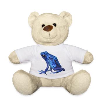 polygon hipster frog arrow poison gift shirt - Teddy Bear - white - Front