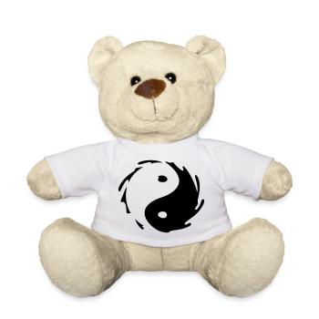 Yin-Yang Splash - Teddy - Weiß - Vorne