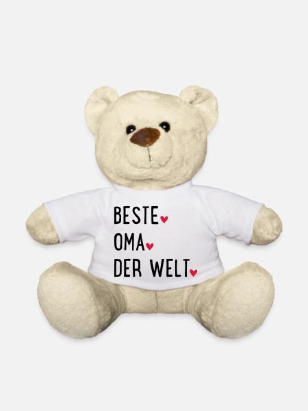 Beste Oma - Teddy - Weiß