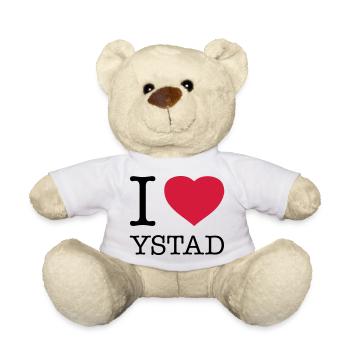 I LOVE YSTAD Schweden Sweden - Teddy - Weiß - Vorne