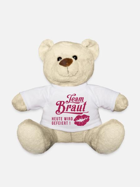 Tream Braut - Junggesellinnenabschied - Teddy - Weiß