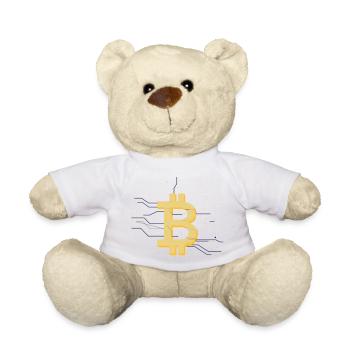 Bitcoin Blockchain - Nounours - blanc - Devant