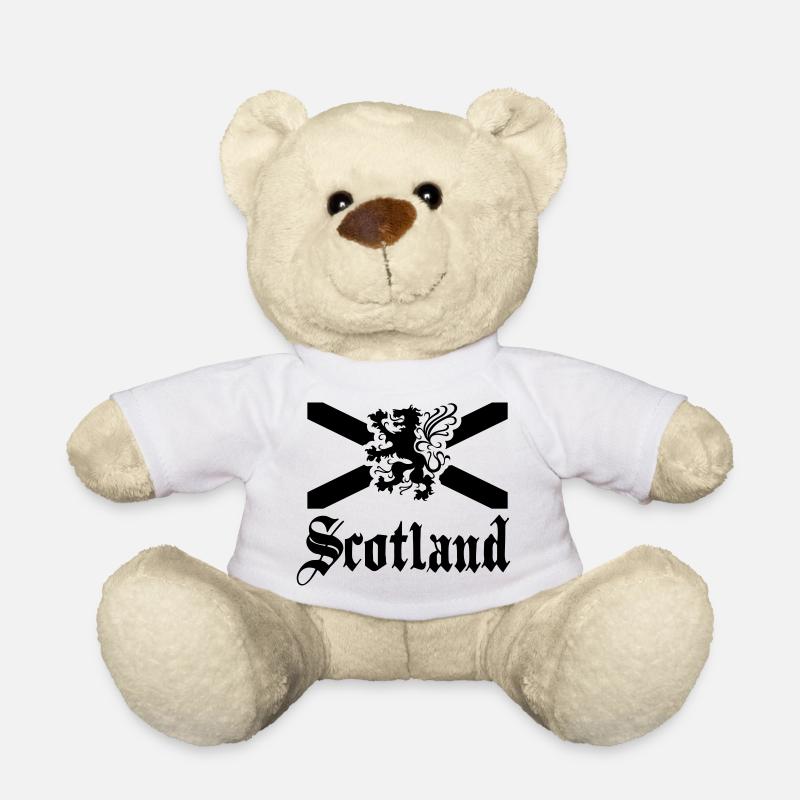 scotland - Teddy Bear - white