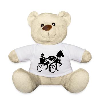 Trabrennen Pferderennen Traber - Teddy - Weiß - Vorne
