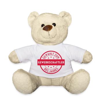 Gewerkschaftler - Gewerkschaft - Streikende - Teddy - Weiß - Vorne