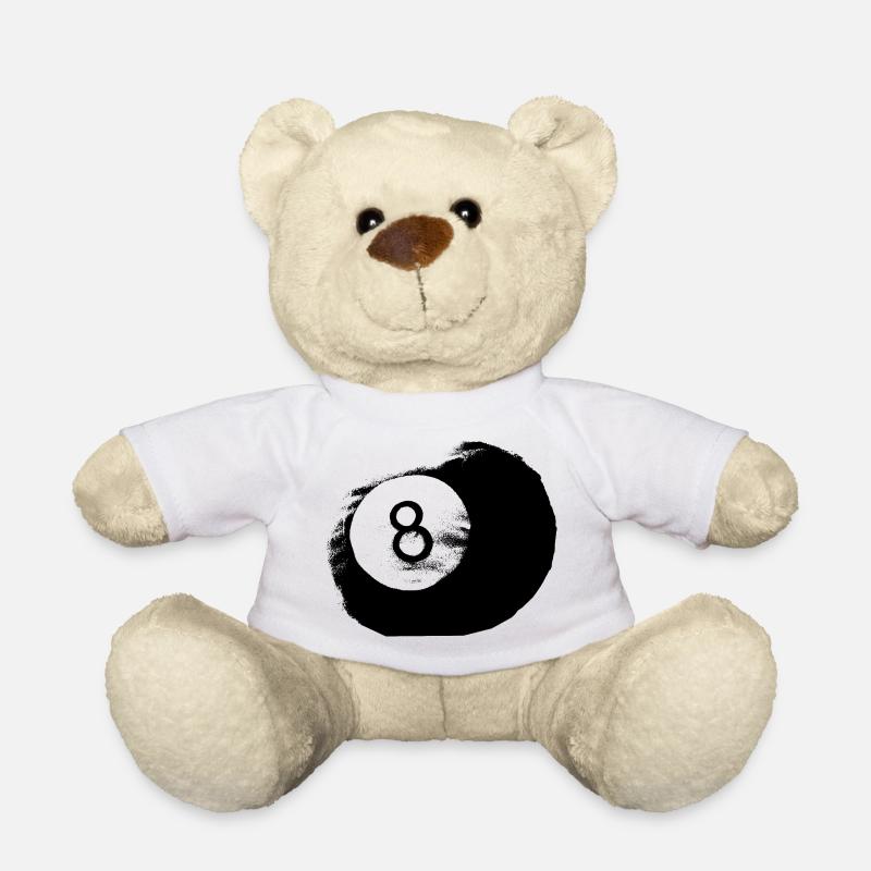 Billardkugel - Teddy - Weiß