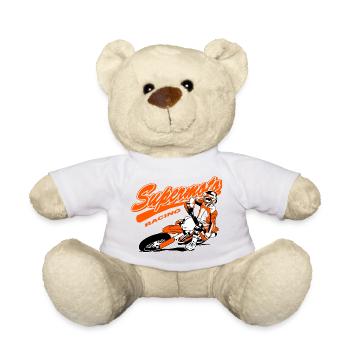 Supermoto Racing - Supermotard - Nounours - blanc - Devant