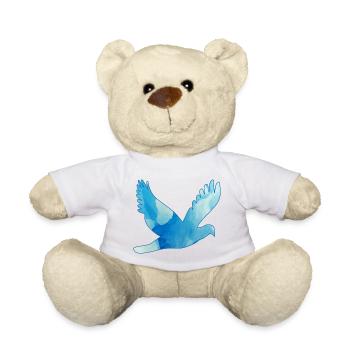 Dove flying / pigeon - Teddy Bear - white - Front