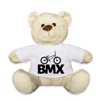 BMX Freestyle Shirt für Kids & Rider - Teddy - Weiß - Vorne