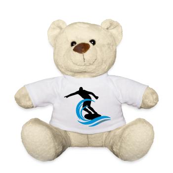 Surfeur - Nounours - blanc - Devant