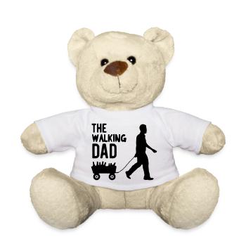 The walking dad - Teddy Bear - white - Front