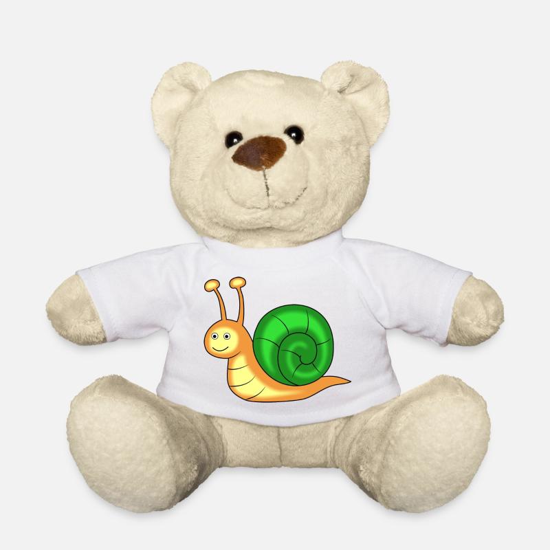 escargot - Nounours - blanc