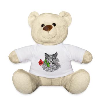 Romantische Katze - Teddy - Weiß - Vorne
