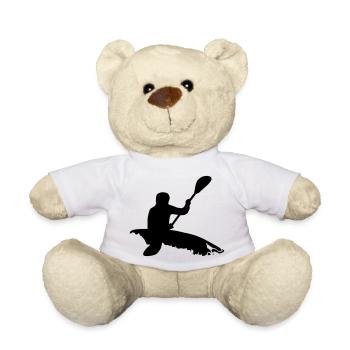 Whitewater kayaking - Teddy Bear - white - Front