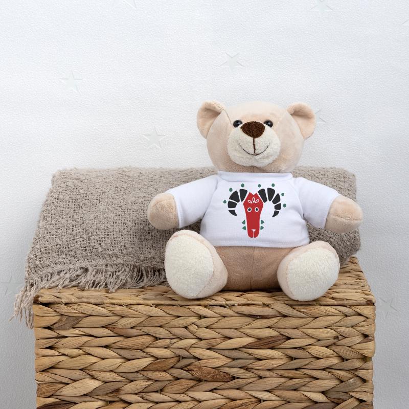 Ram's head Teddy Bear
