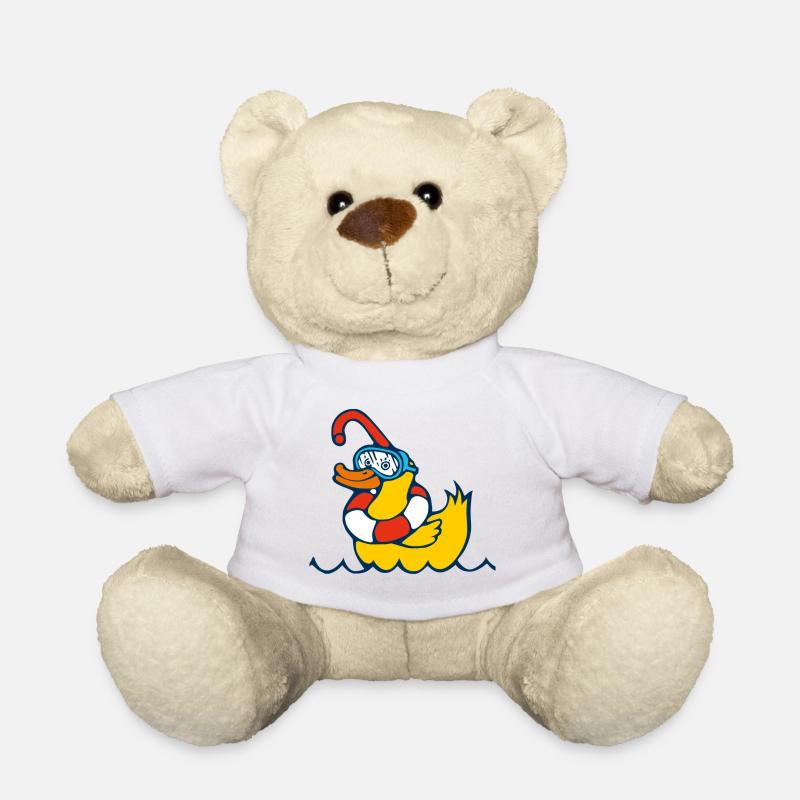 Taucher-Ente - Teddy - Weiß