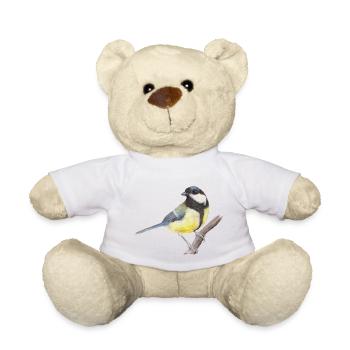 Kohlmeise - Teddy - Weiß - Vorne