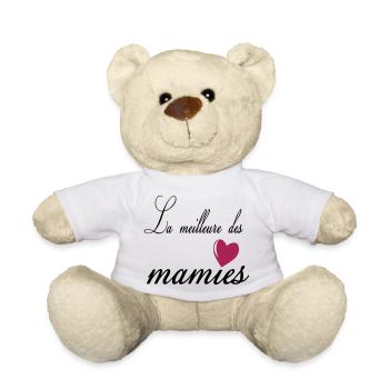 la meilleure des mamies - Nounours - blanc - Devant