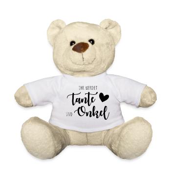 Ihr werdet Tante und Onkel! - Teddy - Weiß - Vorne