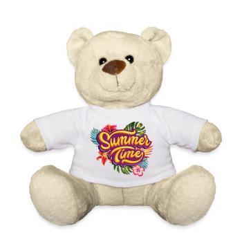 Summertime - Teddy Bear - white - Front