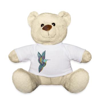 humming-bird - Teddy Bear - white - Front