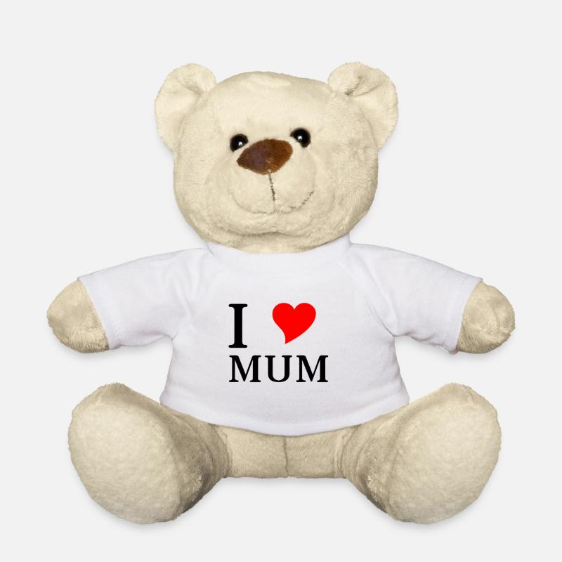 I love mum - Teddy Bear - white