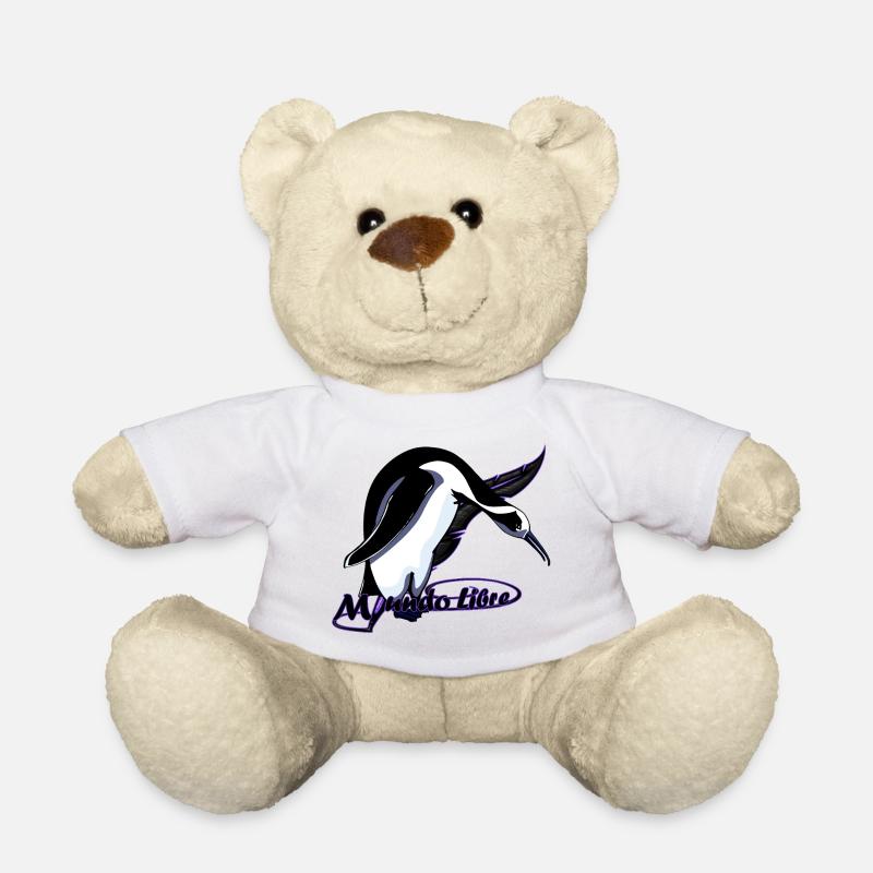 Pingouin oiseau - Nounours - blanc
