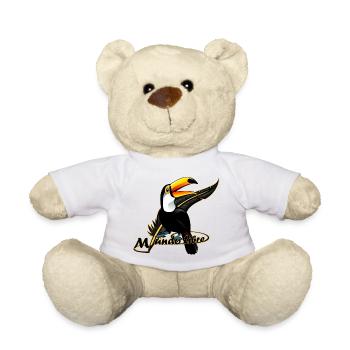 Oiseau tucan - Nounours - blanc - Devant