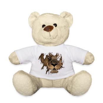 Designs de Lion, Signes du Zodiaque, Lion - Nounours - blanc - Devant