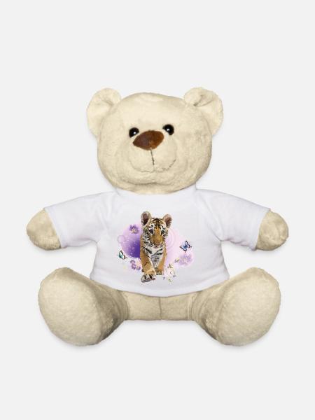 bengalischer Tiger - Teddy - Weiß