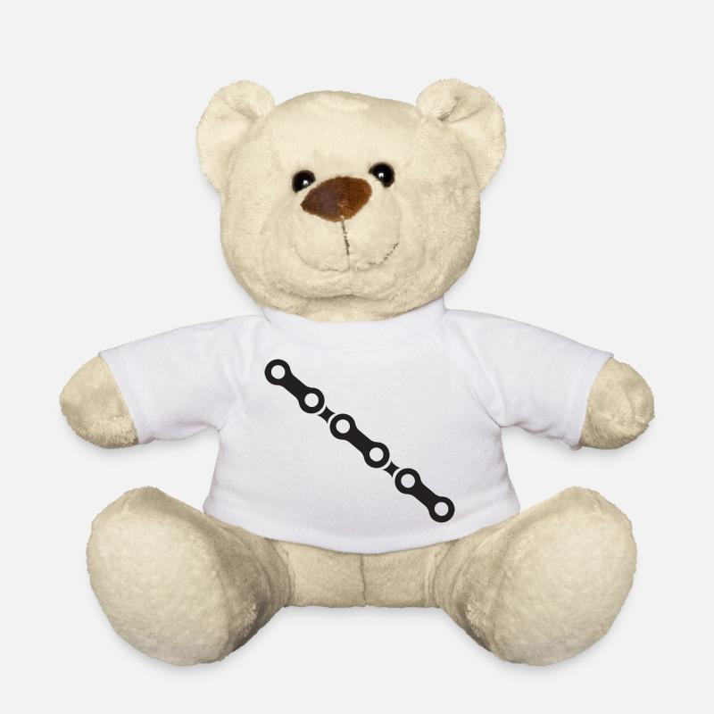 Bicycle chain - Teddy Bear - white