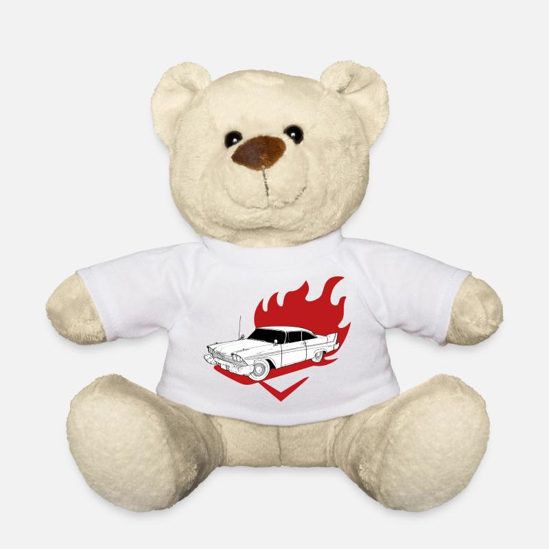 Christine's car - Teddy Bear - white