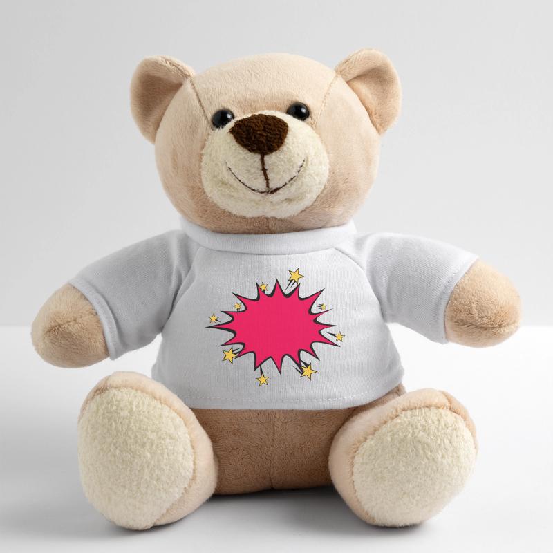 bubble explosion star eclate drawing Teddy Bear