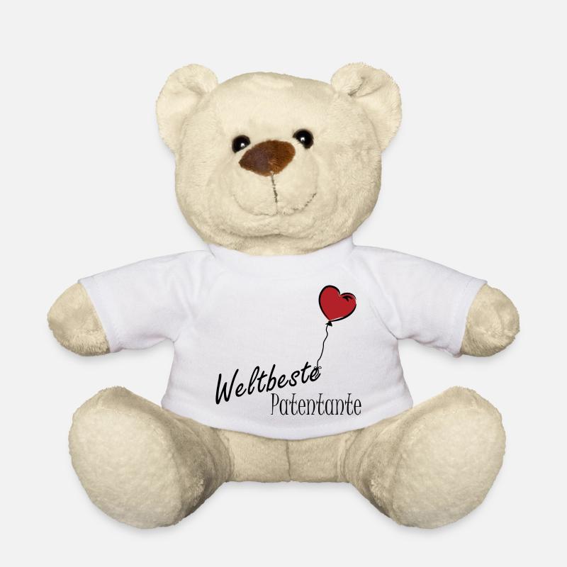Weltbeste Patentante - Teddy - Weiß