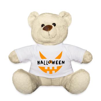 Halloween - Teddy - Weiß - Vorne