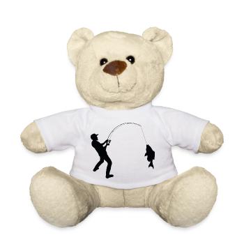 Pêche pêche - Nounours - blanc - Devant