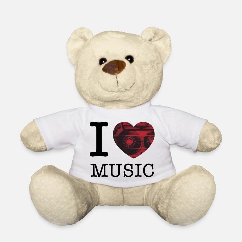 I Love Music - Teddy - Weiß